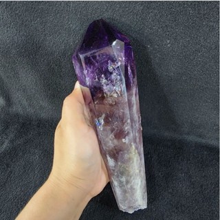 แท่งหินอเมทิสต์ ผลึกหินอเมทิสต์ โพรงอเมทิสต์(Amethyst)อเมทิส อะเมทิสต์ สูง 25 ซม.กว้าง 6 ซม.หนา 4.8 ซม.น้ำหนัก 839.9 g.