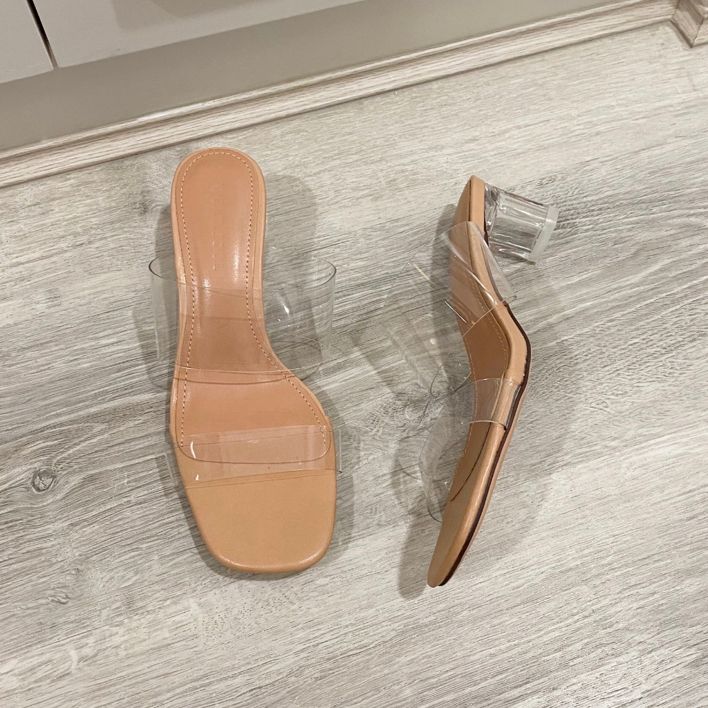 [Pre-order ~20 days] WEAR.SOUL #S498-Clear Heels 2.0 Inch รองเท้าส้นสูง สายใส