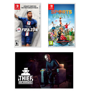 FIFA 23 + Switch Sports Party + Thief Simulator Nintendo Switch ID