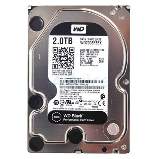 WD Black 2 TB HDD Hard disk (7200RPM, 64MB, SATA-3, WD2003FZEX)