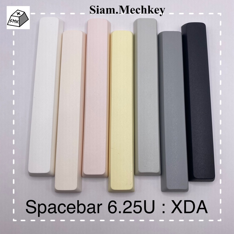 พร้อมส่ง ของแท้ 7สี Spacebar 7U : XDA Profile Keycap คุณภาพดี PBT คีย์แคปเปล่า Mechanical Keyboard