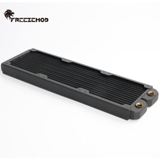 หม้อน้ำทองแดง 360mm ชุดน้ำเปิด สำหรับพัดลม size 120มม Freezemod