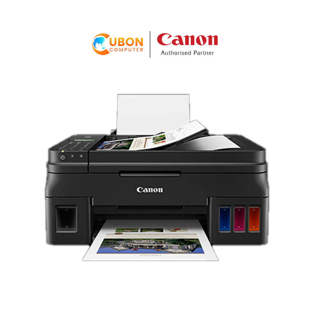 Printer (ปริ้นเตอร์)  CANON PIXMA G4010 Ink Tank All-In-One  (พร้อมหมึกแท้ 4 สี สีละ 1 ขวด)
