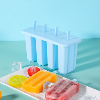 Just Kitchen Blue 12‑Grid Ice Cubes Mold Reusable DIY Cream Making Tools Accessories with Lid