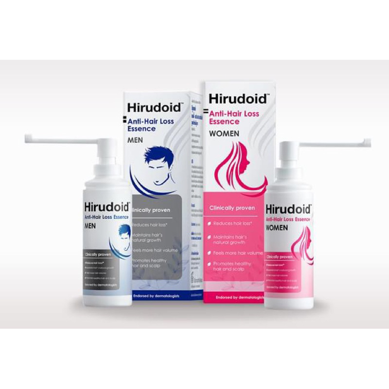 Hirudoid Anti Hair loss essence ฮีรูดอยด์ แอนตี้ แฮร์ลอส เอสเซนส์  ( สูตร Men ผู้ชาย / สูตร Women ผู