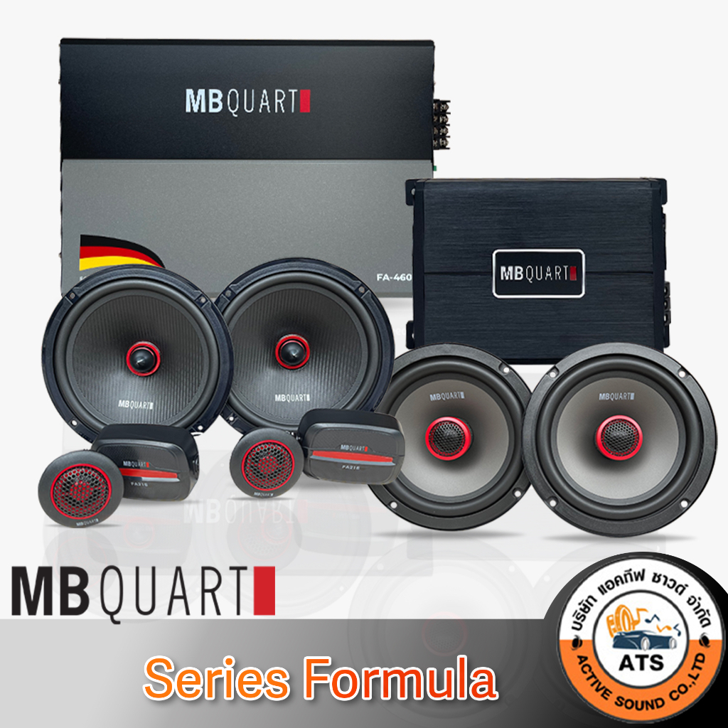 MBQUART ซีรีย์ Formular ลำโพงแยกชิ้น รุ่น FA-216 , ลำโพงแกนร่วม รุ่น FA-116 , AMP รุ่น FA-480MINI , 
