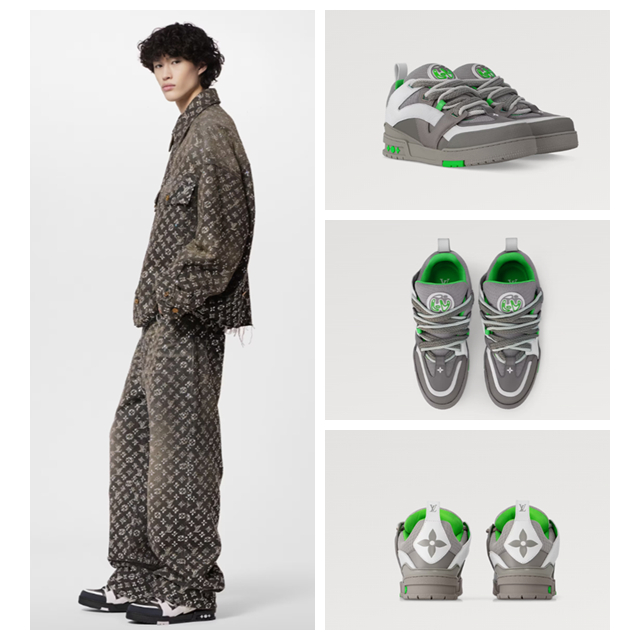 Louis Vuitton/LV SKATE/ รองเท้าผ้าใบ