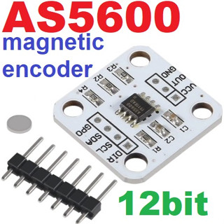 AS5600 magnetic encoder 12bit high precision magnetic induction angle measurement sensor module