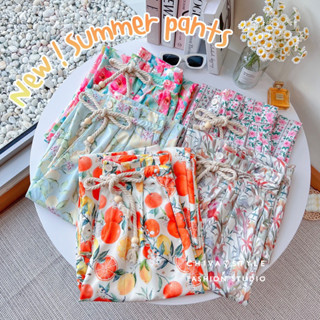 -𝐂𝐡𝐢𝐯𝐚- พร้อมส่ง‼️ New Summer pants | กางเกงขายาวพิมพ์ลาย (มีกระเป๋าข้าง)