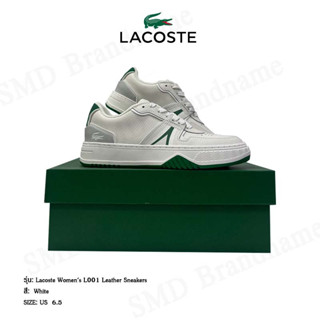 Lacoste รองเท้าผ้าใบ รุ่น Lacoste Womens L001 Leather Sneakers Code: 7-42SFA0076082