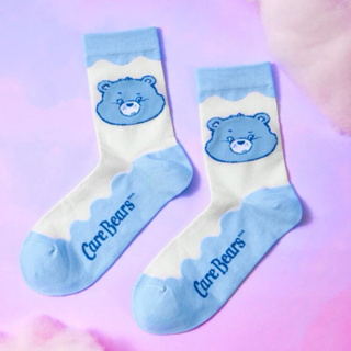 พร้อมส่ง📣ถุงเท้าแคร์แบร์ Carebears สีฟ้า