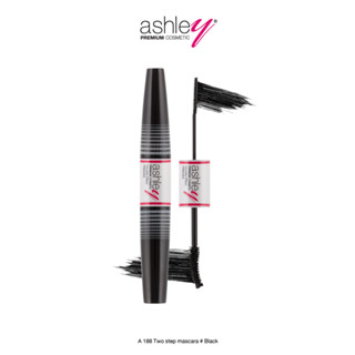 Ashley Two Step Mascara มาสคาร่า 2หัวแปรง เพื่อขนตายาวX10 A 188