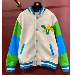 LOUIS RAINBOW PLAYGROUND VARSITY JACKET เสื้อคลุม แจ็คเก็ต ผ้าวูล หลุยส์