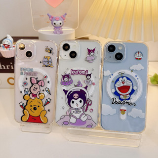 เคสใสขอบนิ่ม เคสแม่เหล็ก รวมการ์ตูน 3 ลาย