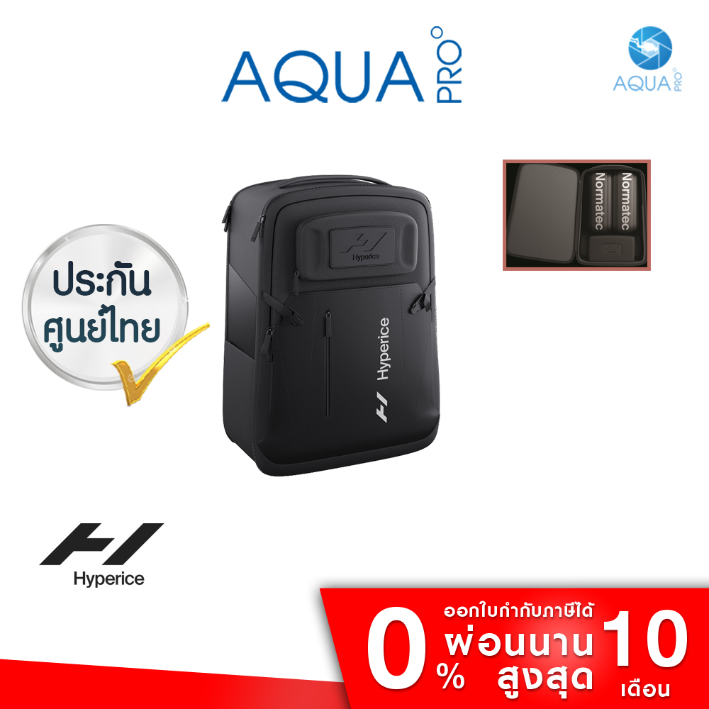 Normatec Blackpack Black one size กระเป๋าสำหรับใส่อุปกรณ์ Normatec ประกันศูนย์ไทย By Aquapro