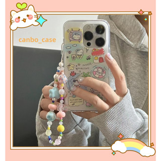 🎁ส่งของขวัญ🎁เคสไอโฟน สำหรับ 11 14 for iPhone Case 13 12 Pro Max แฟชั่น น่าสนใจ โซ่มุก กันกระแทก เคสนิ่ม เคสโทรศัพท์