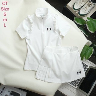 ⛳Under Armour Set ตีกอล์ฟ,เทนนิส เสื้อ+กระโปรง มีซับใน