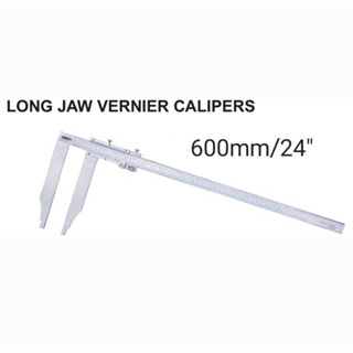 เวอร์เนีย 0-600mm / 0-24" ; 0.02mm ปากวัดยาว 150mm Long Jaw Vernier Caliper INSIZE รุ่น 1215-622