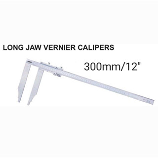 เวอร์เนีย 0-300mm / 0-12" ; 0.02mm ปากวัดยาว 150mm Long Jaw Vernier Caliper INSIZE รุ่น 1215-322