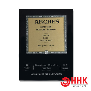 Arches(อาร์เช่) สมุดสเก็ตซ์ ขนาด26×36 ซม. หนา 105g #400 014 970