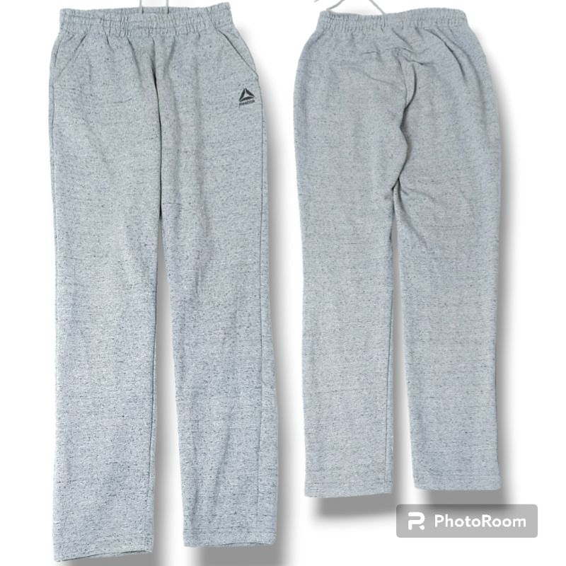 กางเกงสเวเตอร์ rebox สีเทา มือสองคุ้มราคา