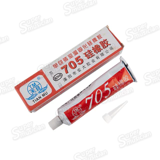 กาวซิลิโคน 704 705 ยางซิลิโคนใส สี:ดำ ขาว โปร่งใส กันน้ำ ติดดี ทนความร้อน กาวซิลิโคนอุตสาหกรรม