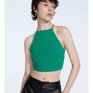 เสื้อสายเดี่ยวสุดเปรี้ยว Stradivarius Strappy Halter Top สายผูกหลังแซ่บสุด