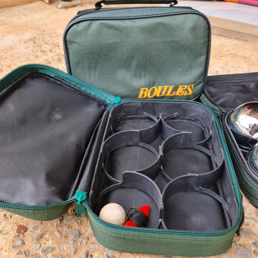 ของแท้🔥 กระเป๋าเปตอง  BOULES(ใส่ได้ 3/6 ลูก) กระเป๋าใส่ลูกเปตอง พร้อมลูกแก่น และเชือกวัดระยะ (ราคาต่อกระเป๋า 1 ใบ )
