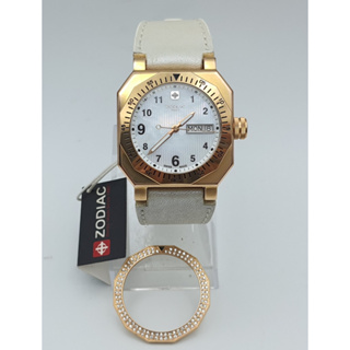 นาฬิกา ZODIAC WOMENS ZO8804 SWISS QUARTZ MOTHER OF PEARL DIAL (ใหม่) ไม่มีกล่อง