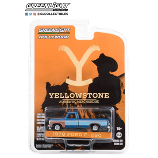 Greenlight 1/64 Hollywood Yellowstone 1978 Ford F-250 44980-E