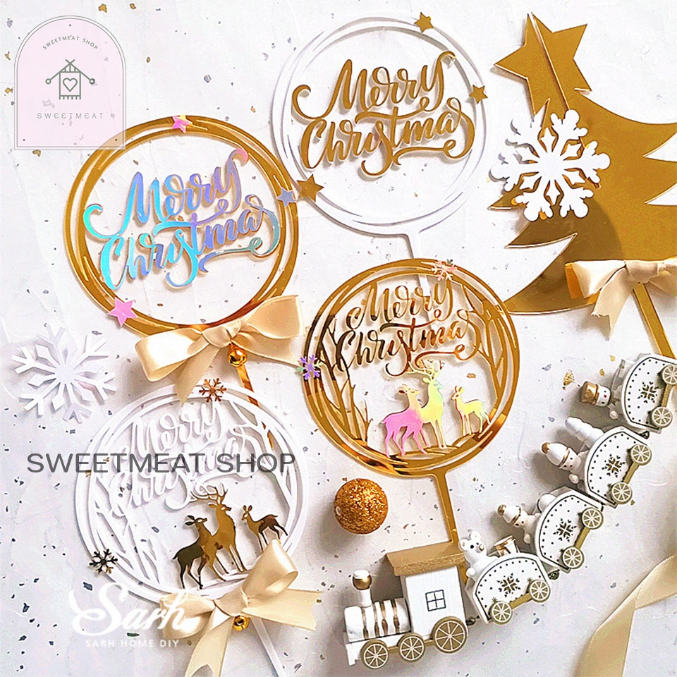 ป้ายHBD ป้ายอะคริลิค แต่งเค้ก - รูปที่ 6