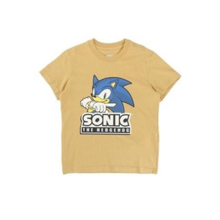 Fox sonic t shirt สีเหลืองมัสตาร์ด หล่อมากๆ ผ้านิ่มมากนะคะ