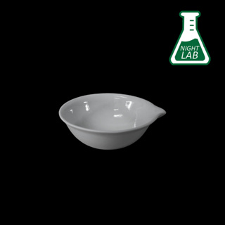 Evaporating Dish 60MM (35ML) ,75MM (70ML) 100MM (150ML) 145MM (385ML) ชามระเหยเซรามิค ยี่ห้อ GLASSCO ประเทศอังกฤษ