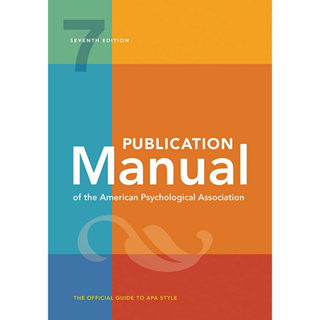 c321 PUBLICATION MANUAL OF THE AMERICAN PSYCHOLOGICAL ASSOCIATION 9781433832161