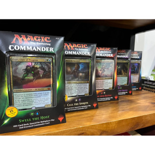 MTG / Commander Deck 2015 , Call the Spirits, Plunder the Graves, Seize Control, Swell the Host, Wade into Battle