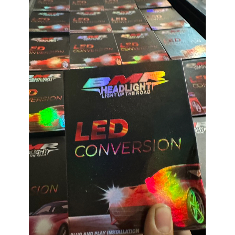 ไฟหน้ารถยนต์ LED BMR สีขาว ตัวสว่างสุด