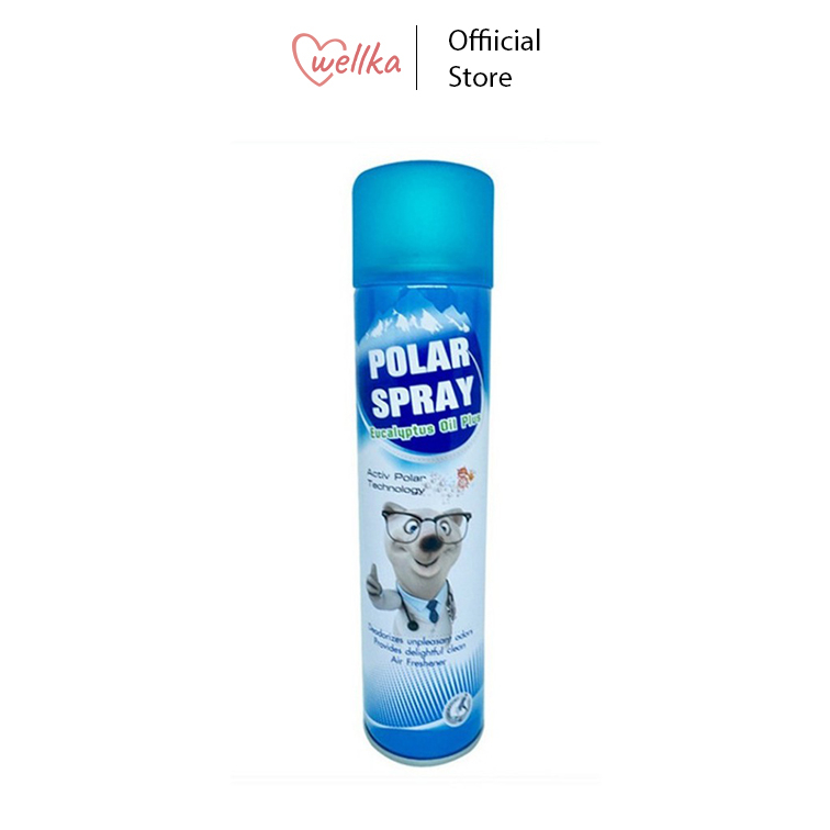 POLAR SPRAY โพลาร์ สเปรย์กลิ่นยูคาลิปตัสผสมแอคทีฟ โพลาร์ ขนาด 280มล.