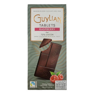 Guylian dark chocolate 72% raspberry 100g.กีเลียน ช็อกโกแลตราสเบอรี่ นำเข้าจากเบลเยี่ยม🇧🇪