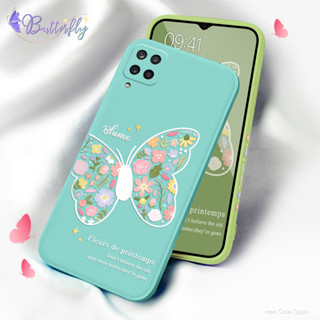 เคสซิลิโคน ลายผีเสื้อ Butterfly รุ่น A Series เคสซิลิโคน น่ารัก