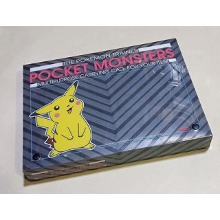 Pokemon Case TOMY กระเป๋าใส่อุปกรณ์ Pokemon กล่องพลาสติกใส่ของโปเกม่อน พร้อมถาดพลาสติก กล่องใหญ่