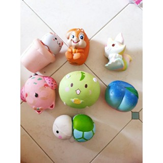 Squishy สกูซซี่ น่ารัก มีตำหนิ ราคาถูก(มือสอง)