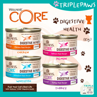 (พร้อมส่ง)Wellness CORE Digestive Health Grain-Free Natural Wet Cat Food ขนาด85g