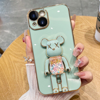 case เคส ขาตั้ง น้องหมี สำหรับรุ่น oppo reno8t  a78 a58 a17 a17k a57 a77s a57 a77 reno7z 8z a96 reno8z A83 A3S