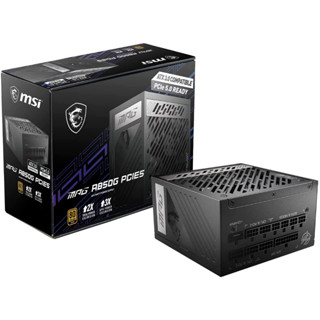 POWER SUPPLY (อุปกรณ์จ่ายไฟ) MSI MPG A850G PCIE5 - 850W (80 PLUS Gold)