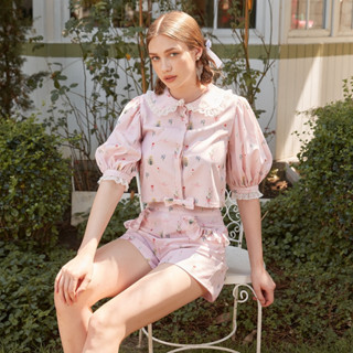 Adria crop top - Malabrand SS23 M13 เสื้อครอปพิมพ์ลาย