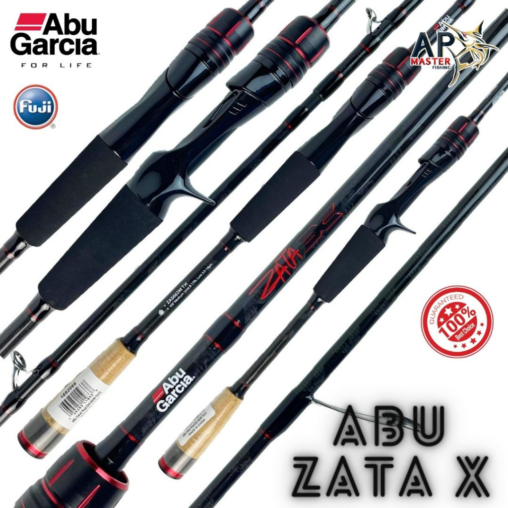 คัน Abu Garcia ZATA X 6.6ฟุต1ท่อน / 2ท่อน เวท8-17 เบท-สปิน อาบู ซาต้า เอ็กซ์