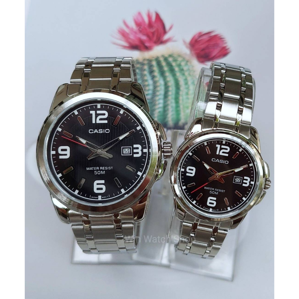 นาฬิกา Casio รุ่น LTP-1314D-1A ,LTP-1314D-5A นาฬิกาผู้หญิงสายแสตนเลส กันน้ำ 50 m. - ของแท้ 100% รับประกัน 1ปี