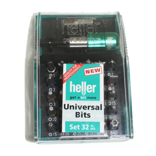 Heller Tools - 28913 Heller Universal Bit Set   - ชุดดอกไขควง 32 ตัว/ชุด -28913 (ออกใบกำกับภาษีได้)