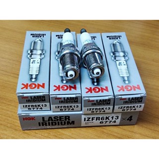 หัวเทียน IRIDIUM NGKรหัสสินค้า:  6774 รุ่นหัวเทียน:  IZFR6K13 ยี่ห้อรถยนต์ :HONDA: JAZZ,CITY,FREED ACCORD ราคาต่อ 4 หัว