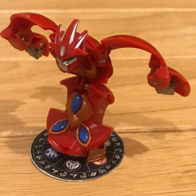 Bakugan Blast Elico Pyrus Red  Super Rare New Vestroia บาคุกัน เวก้าไฟ บี2